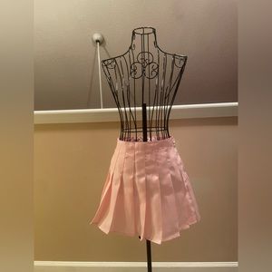 Ballerina Pink Pleated Skirt